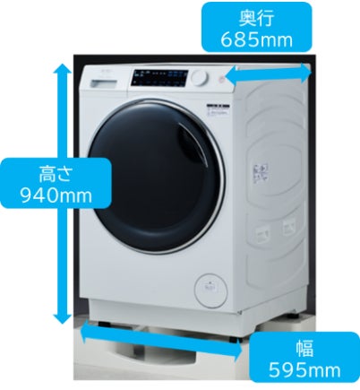 大容量12kg ヒートポンプドラム式洗濯乾燥機「RORO」2025年11月29日 大容量12kg ヒートポンプドラム式洗濯乾燥機「RORO」2025年11月29日