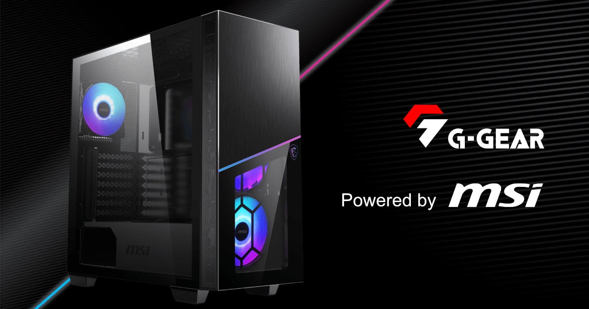 TSUKUMO】G-GEAR、MSIとの共同開発によるゲーミングPC「G-GEAR Powered TSUKUMO】G-GEAR、MSIとの共同開発によるゲーミングPC「G-GEAR Powered