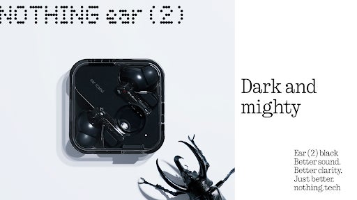 Nothing Ear (2)に新色のブラックが登場 Nothing Xアプリが Nothing Ear (2)に新色のブラックが登場 Nothing Xアプリが