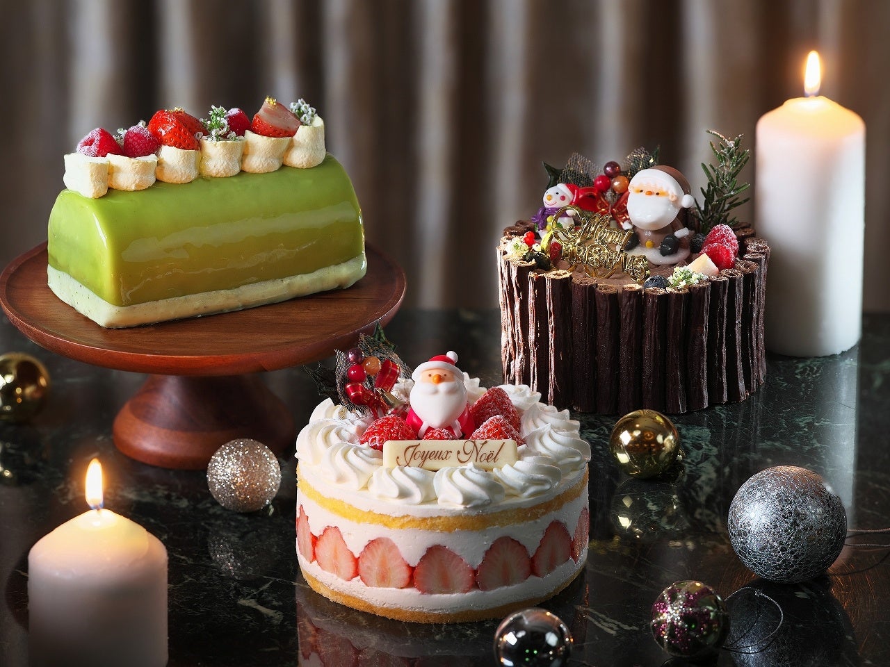 【ホテル日航プリンセス京都】クリスマスケーキ4種およびシュトーレンを10月1日より予約受付開始