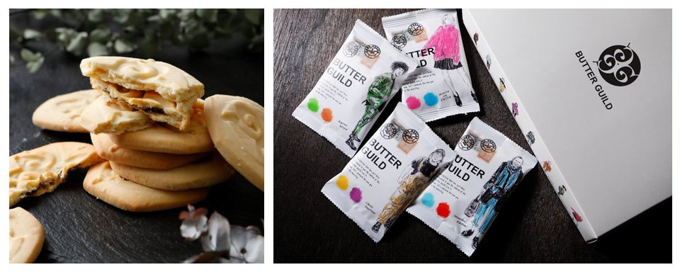 BUTTER GUILD  #1 OSAKA BRANCHのお菓子とパッケージ