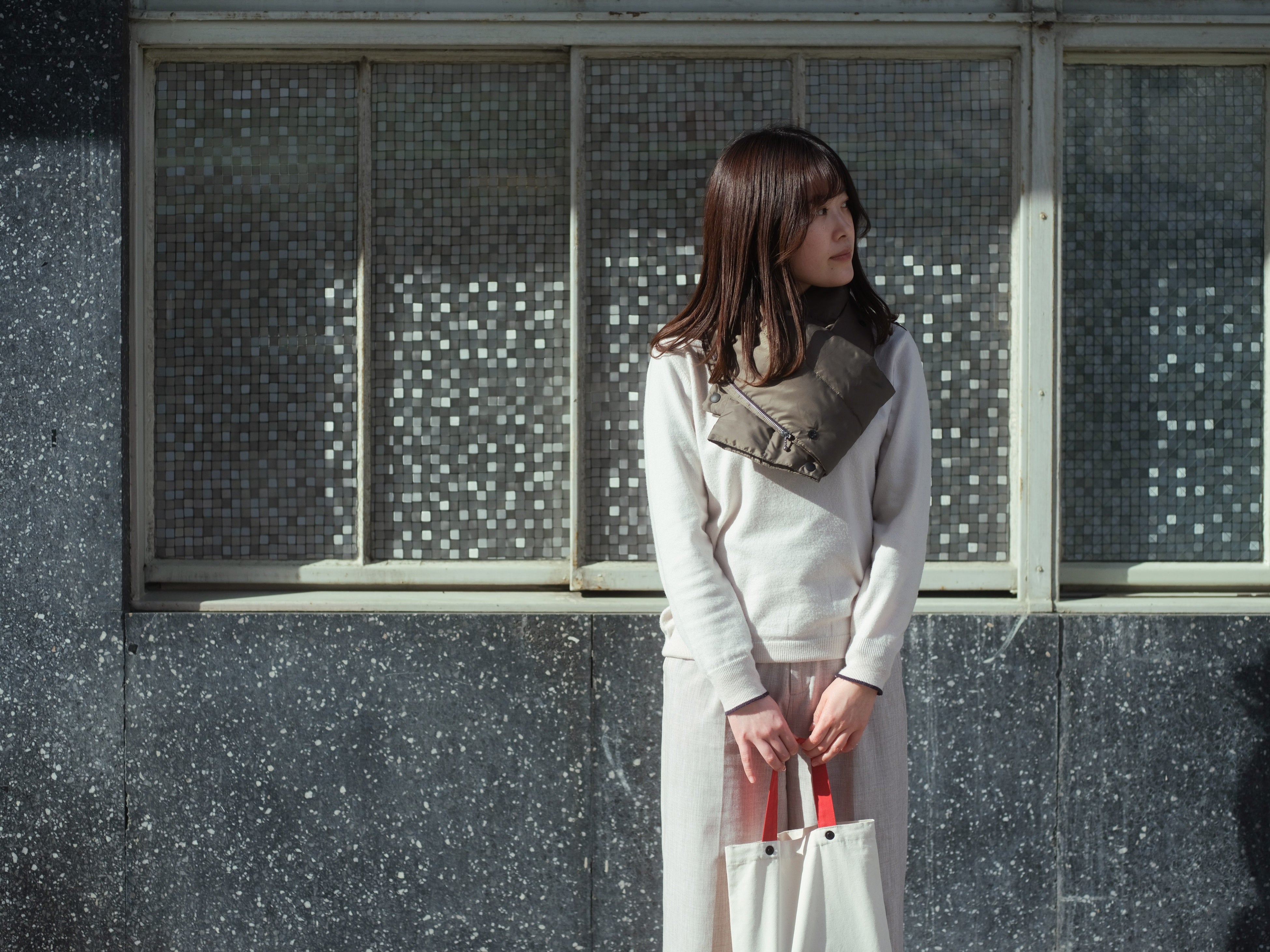 4way：首に巻いてマフラーに