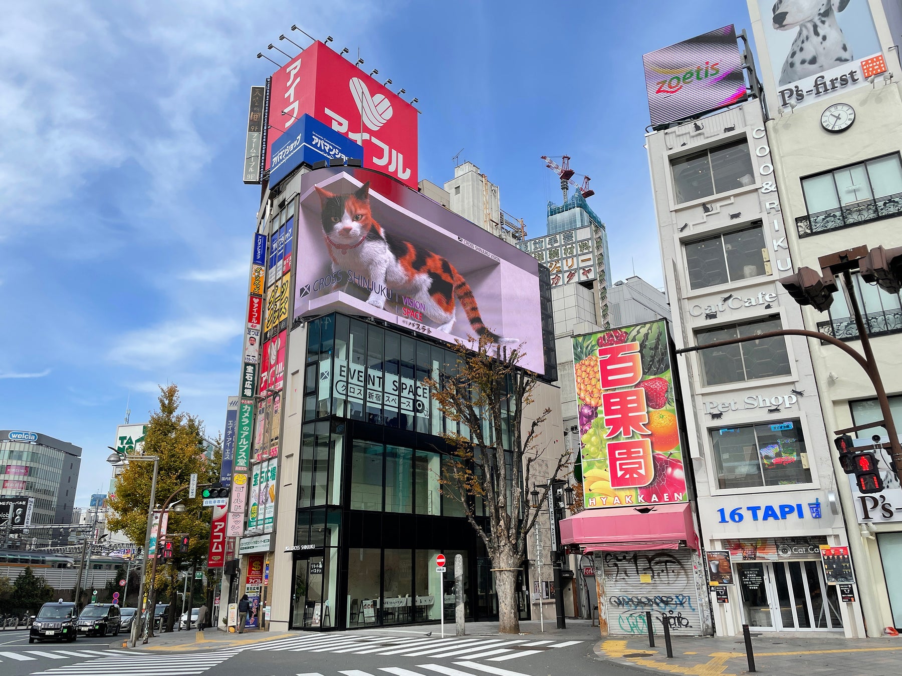 3d巨大猫 が世界に広く認知された クロス新宿ビジョン の公式テーマソング Shinjuku No Nekomae が22年1月26日 水 よりmv放映 配信スタート 株式会社クロススペースのプレスリリース 3d巨大猫 が世界に広く認知された クロス新宿ビジョン の公式テーマソング Shinjuku No Nekomae が22年1月26日 水 よりmv放映 配信スタート 株式会社クロススペースのプレスリリース
