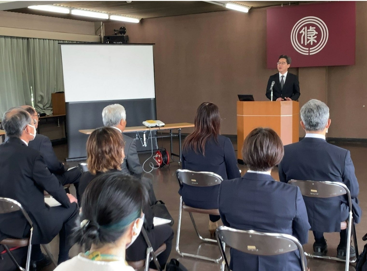 写真:交付式の様子