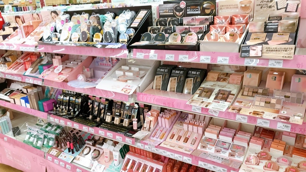 韓国コスメ売場