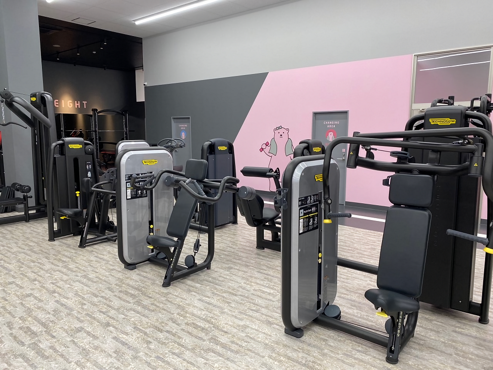 筋トレマシンが15台