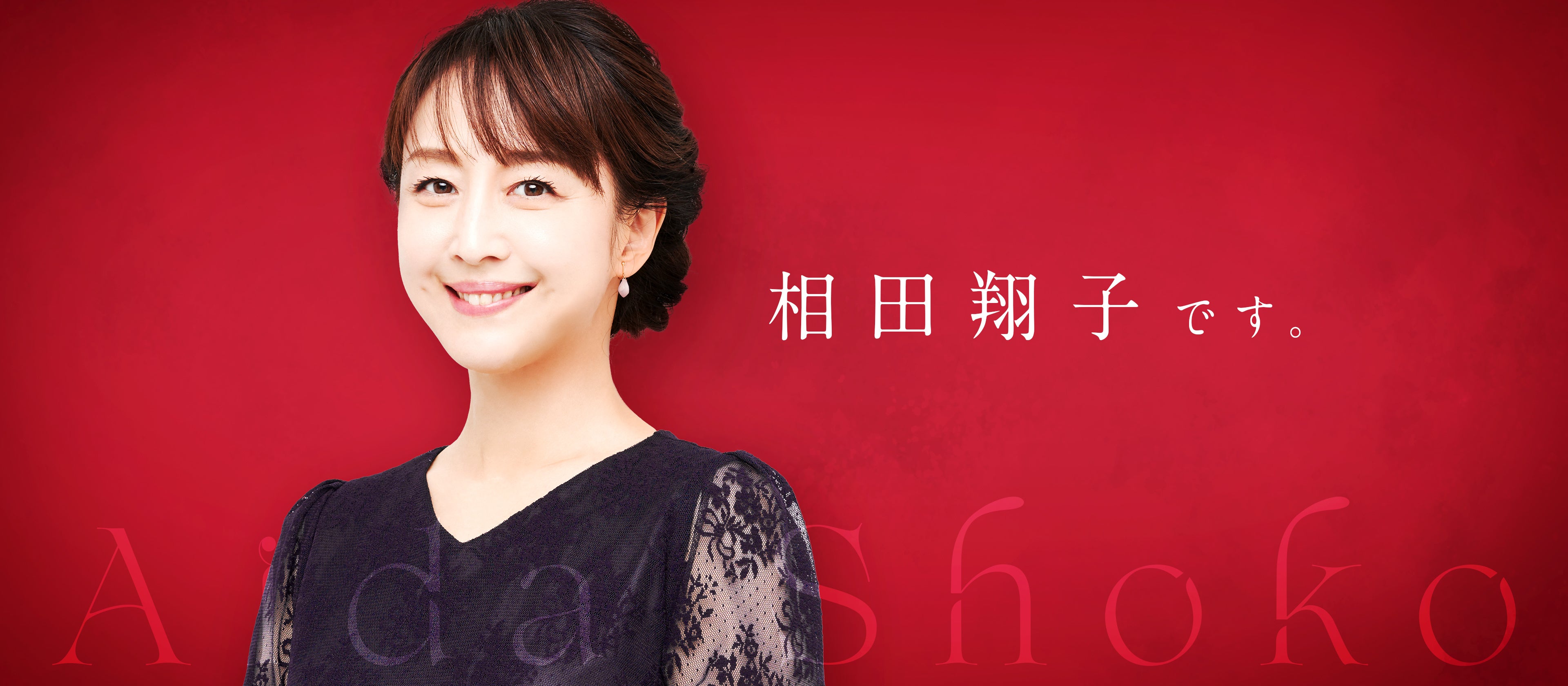 タレント「相田翔子さん」を活用した広告バナー