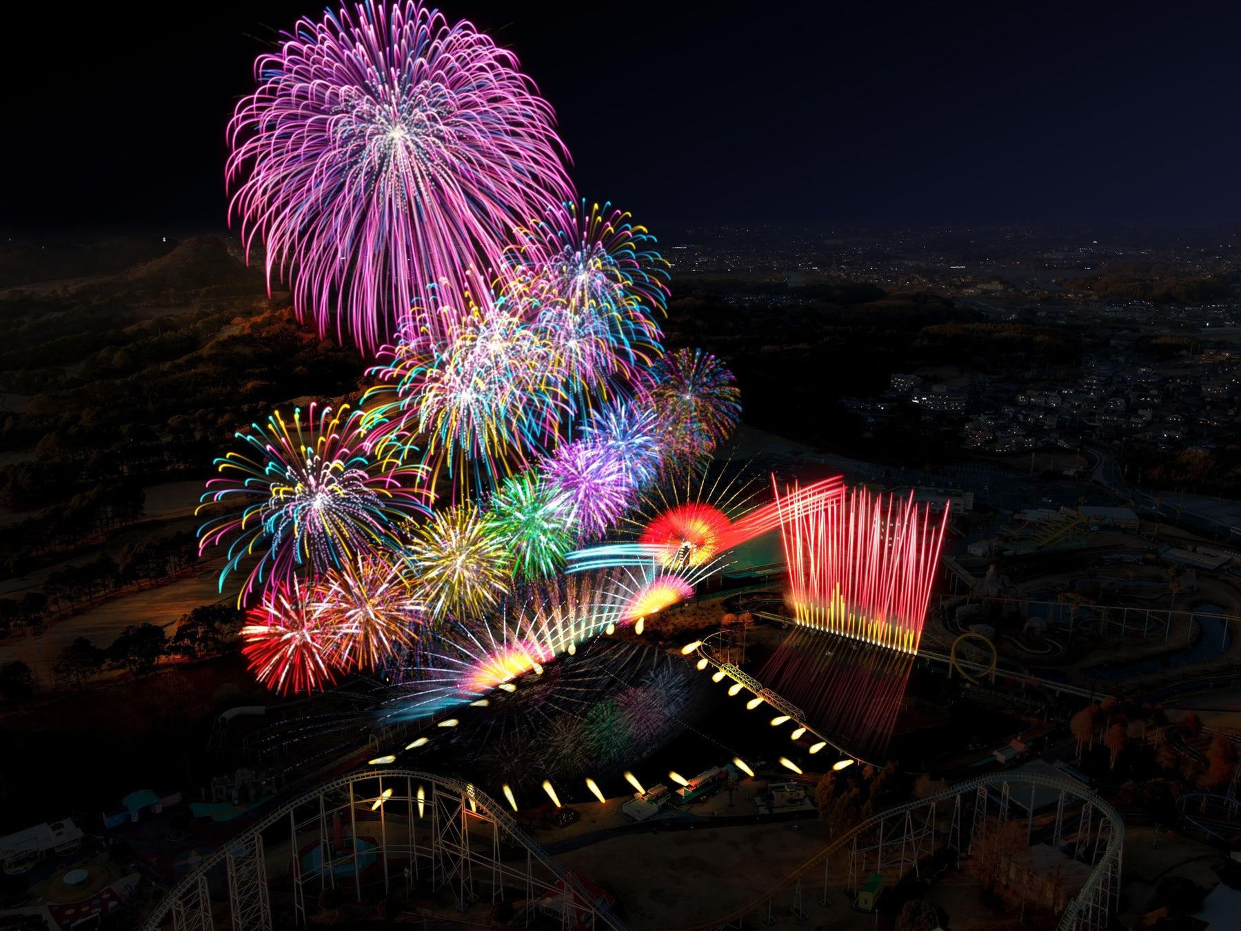 過去最多&最大規模の花火打上げ