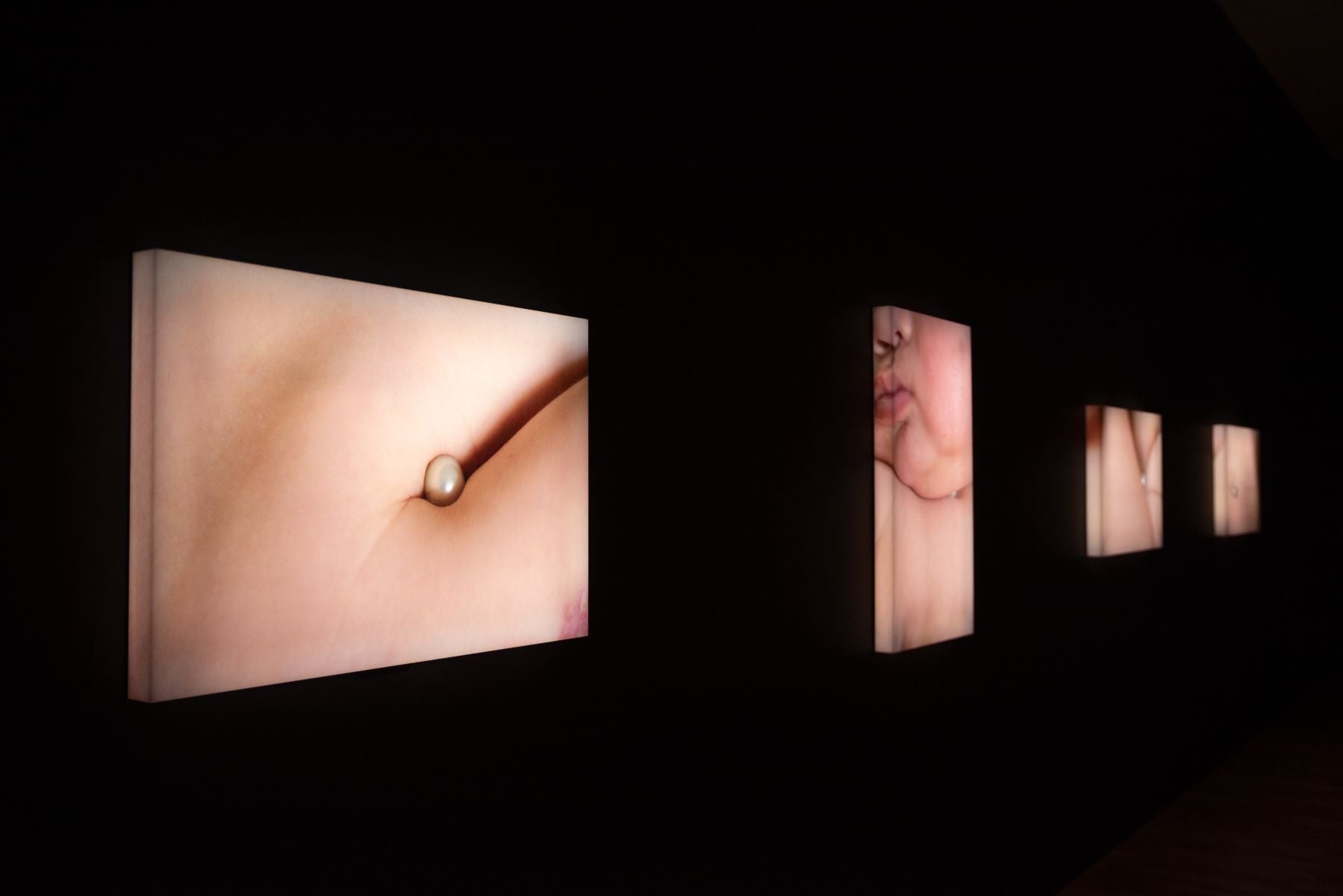 ＜こともの foreign object＞，2021,「Soft Territory かかわりのあわい」滋賀県立美術館リニューアル記念展 展示風景，撮影 Saki Maebata