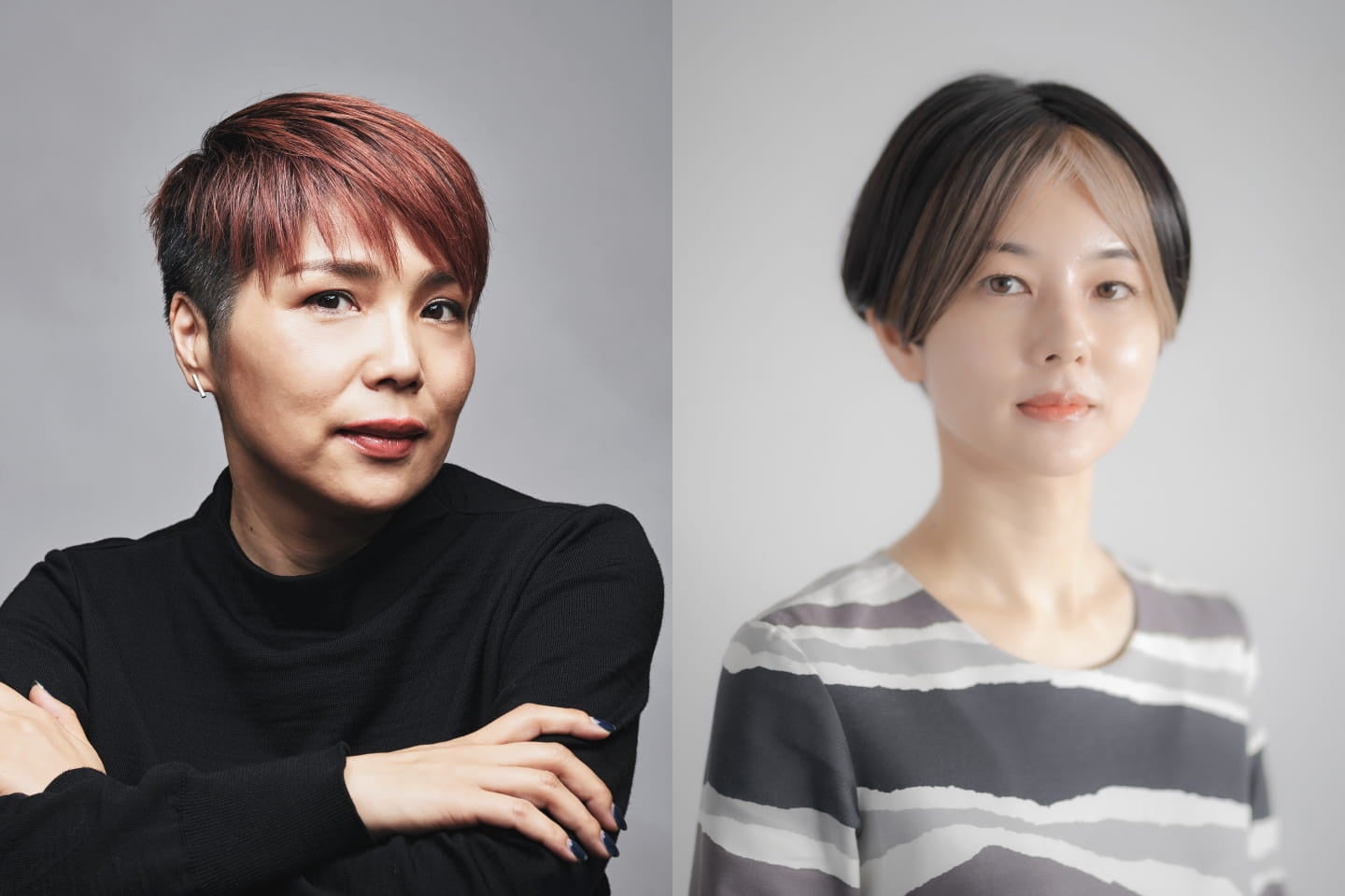 左：金澤韻（現代美術キュレーター） 右：木坂葵（千島土地株式会社）