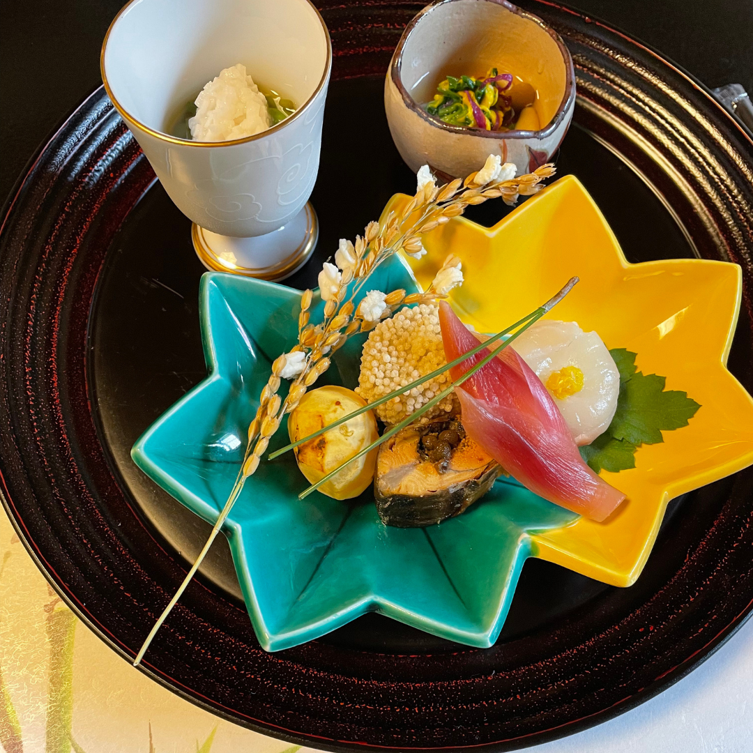 旅館の季節の会席料理（一部例）