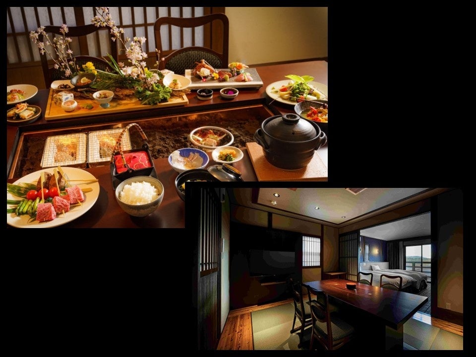 リニューアル客室　お部屋食イメージ