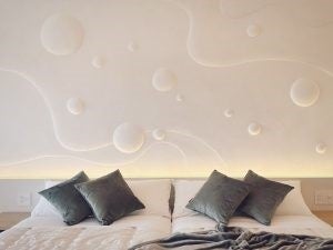 漆喰アートの壁