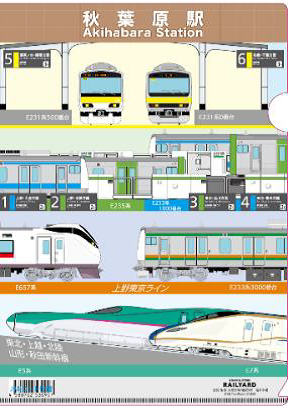 秋葉原店開業記念 クリアファイル　300円　JR東日本商品化許諾済
