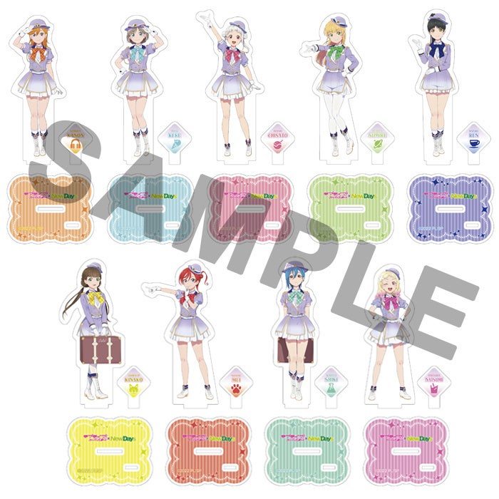新規描き下ろしイラストを使用したオリジナルグッズ全38種を販売