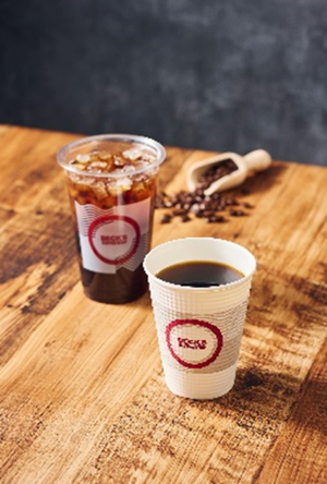 アイスコーヒーS(290円)　 ブレンドコーヒーS(290円)