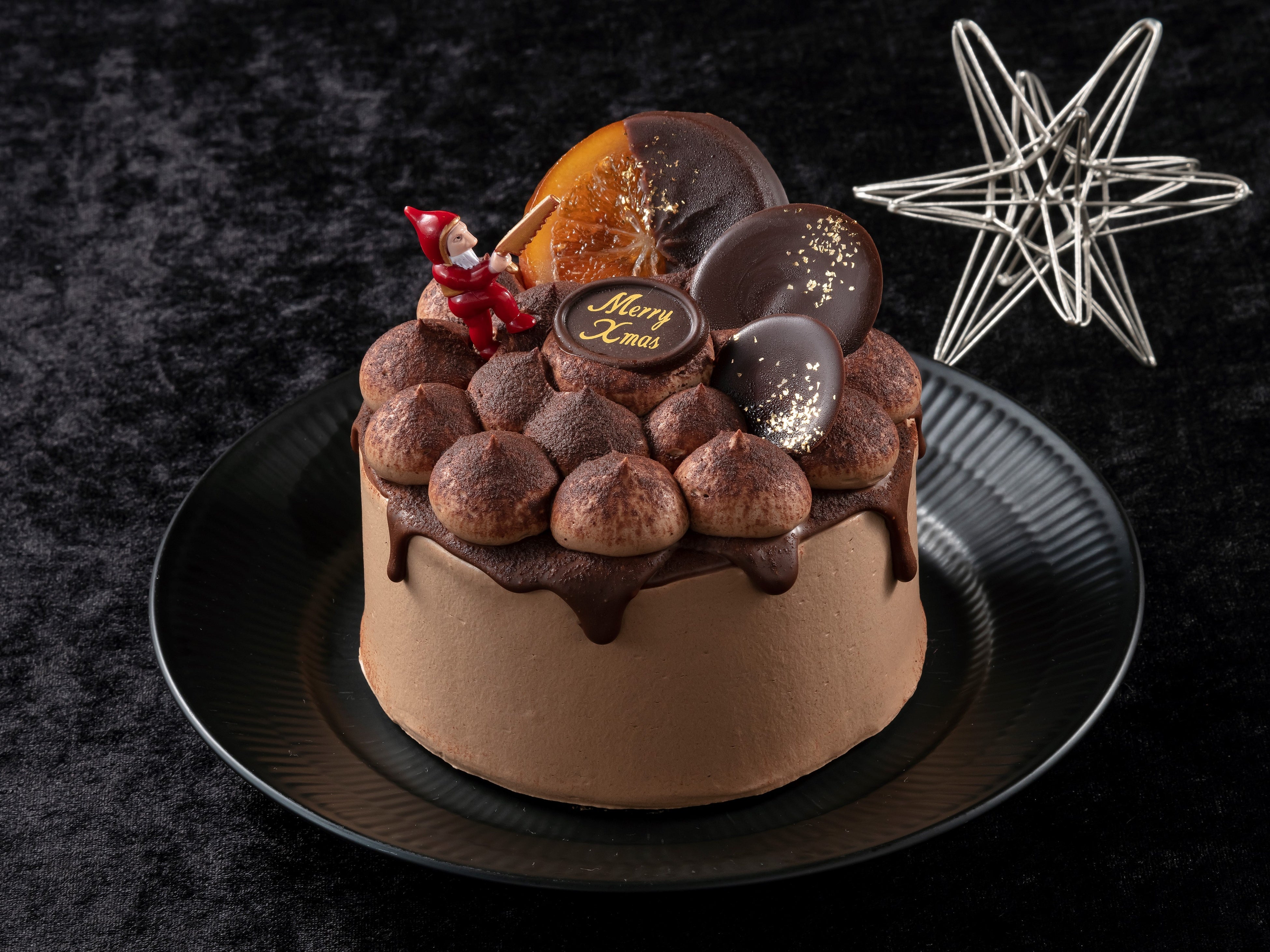 クリスマス メルティチョコレートケーキ（4,800円）  Fairycake Fair（グランスタ東京／B1改札内 銀の鈴エリア）