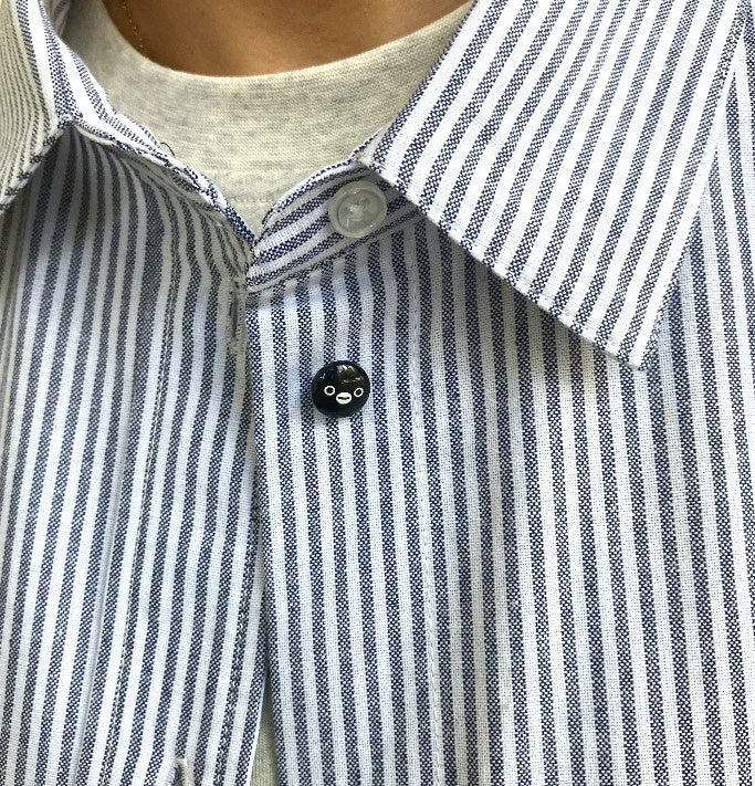 Suicaのペンギン フェイスボタンシャツ2