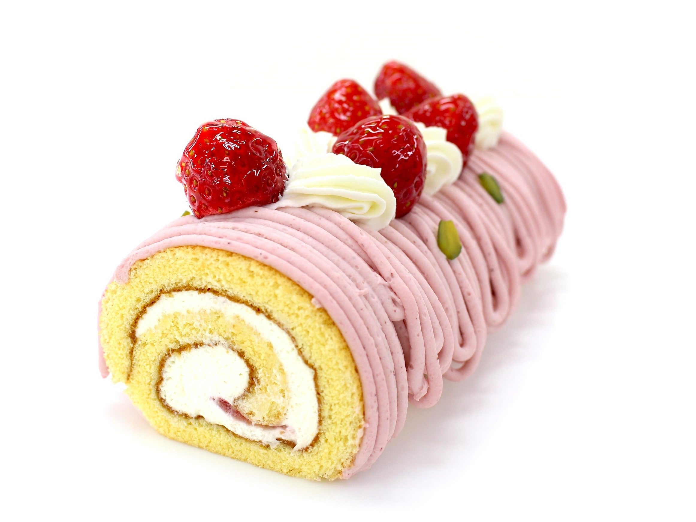 「とちあいか」いちごのロールケーキ&nbsp; 1個 2.160円／マイスターシュトュック ユーハイム（大宮） ユーハイム（上野）