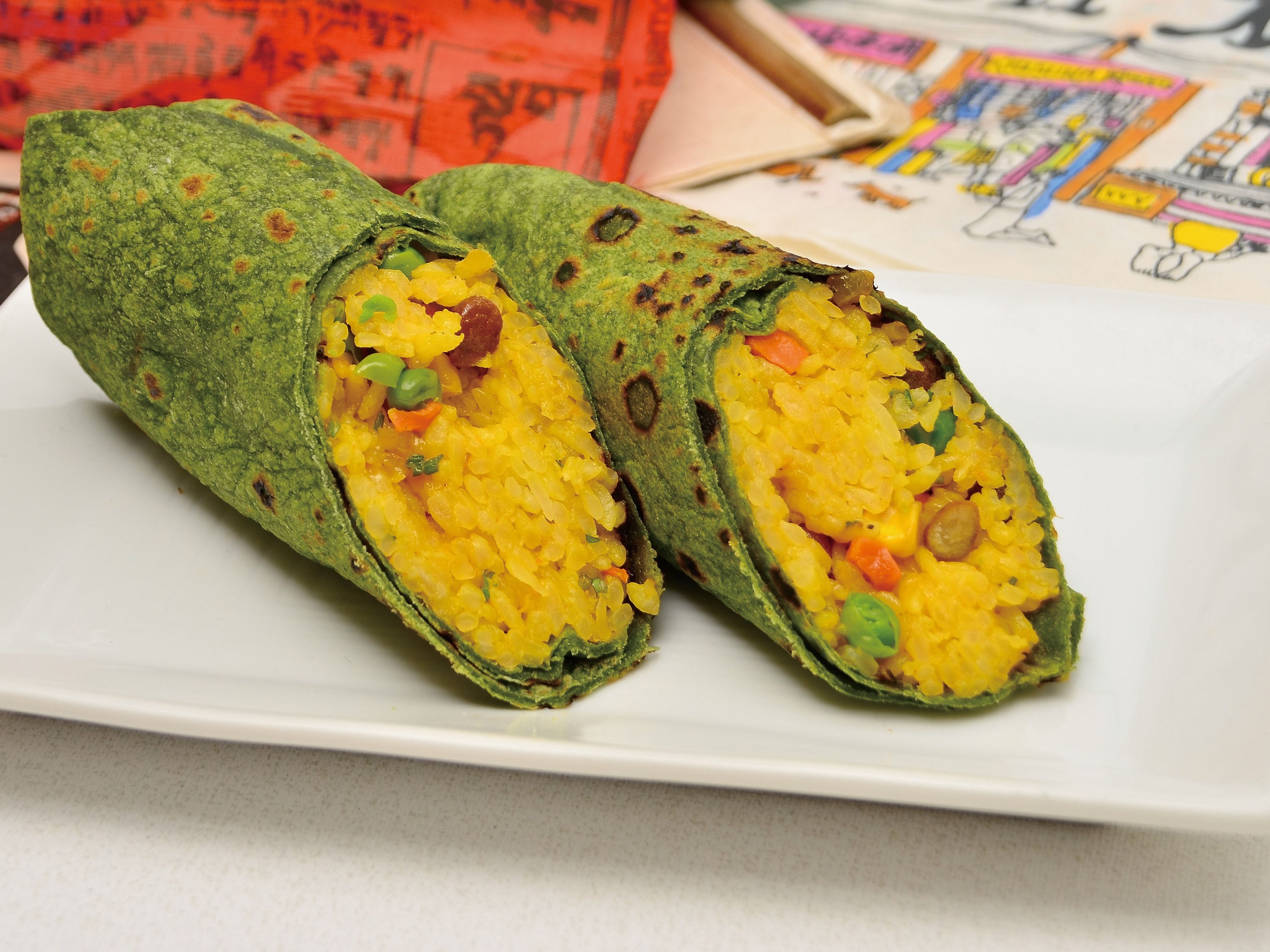 インド風恵方巻ベジ　1,188円（テイクアウトのみ）  シターラダイナー（品川）