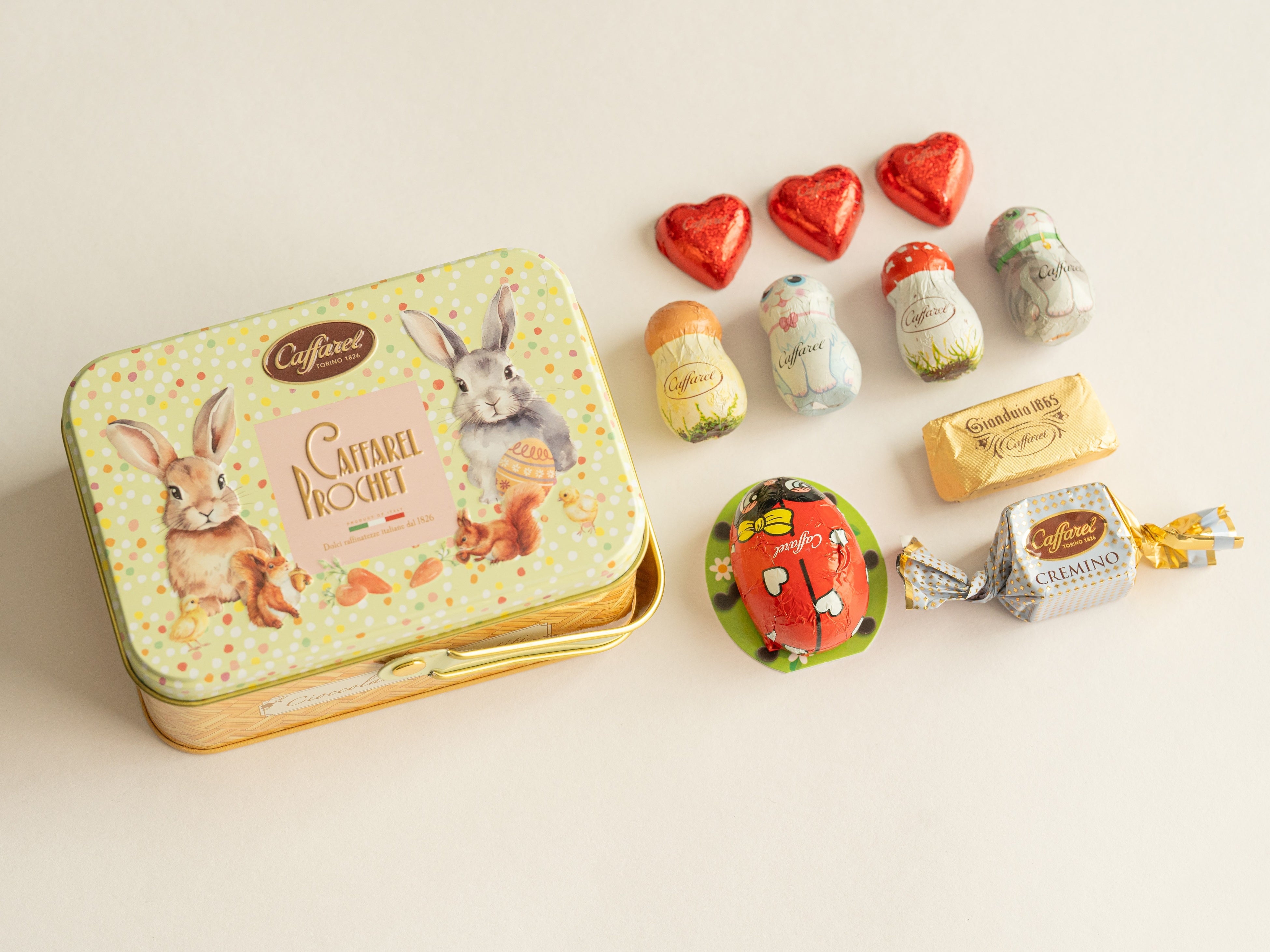 カファレル うさぎのバスケット  10粒 2,376円／カファレル（グランスタ東京／B1 丸の内坂エリア）