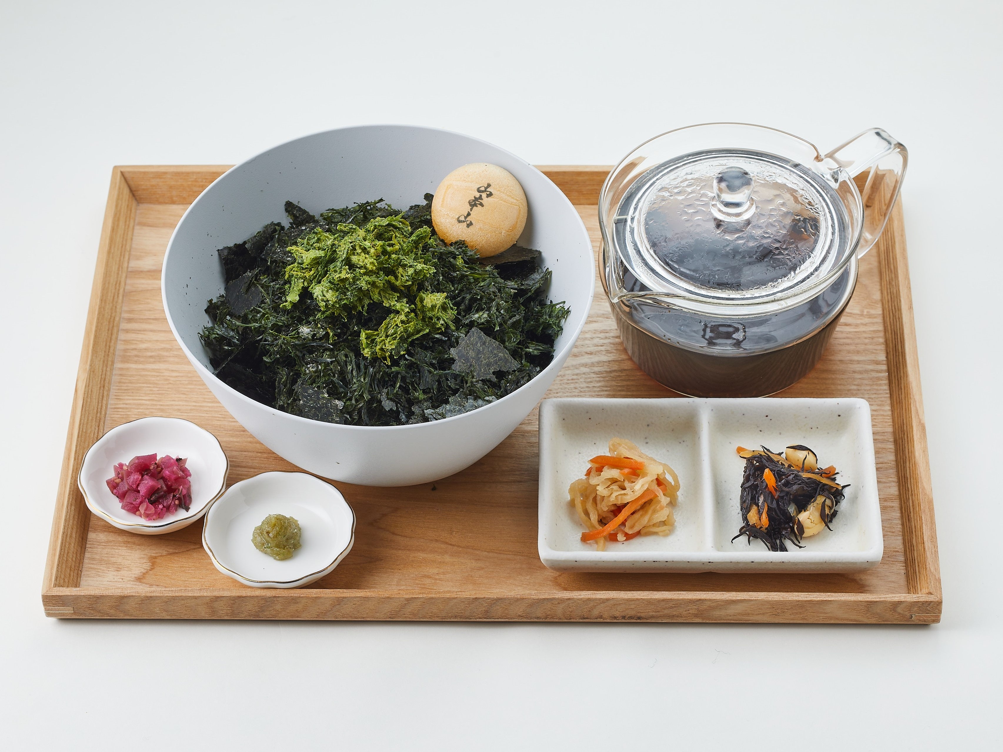 ほうじ茶だしで食べる「海苔だく茶漬け」  1,400円（イートインのみ）／山本山フジヱラボ （エキュート立川）