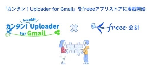 カンタン！Uploader for Gmail」がfreeeアプリに