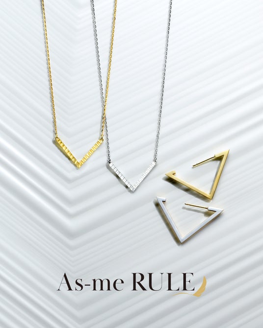 8月1日(土)「私らしさ」を表現するジュエリー『As-me RULE』からプラチナ素材の新作Vラインネックレスが登場 8月1日(土)「私らしさ」を表現するジュエリー『As-me RULE』からプラチナ素材の新作Vラインネックレスが登場