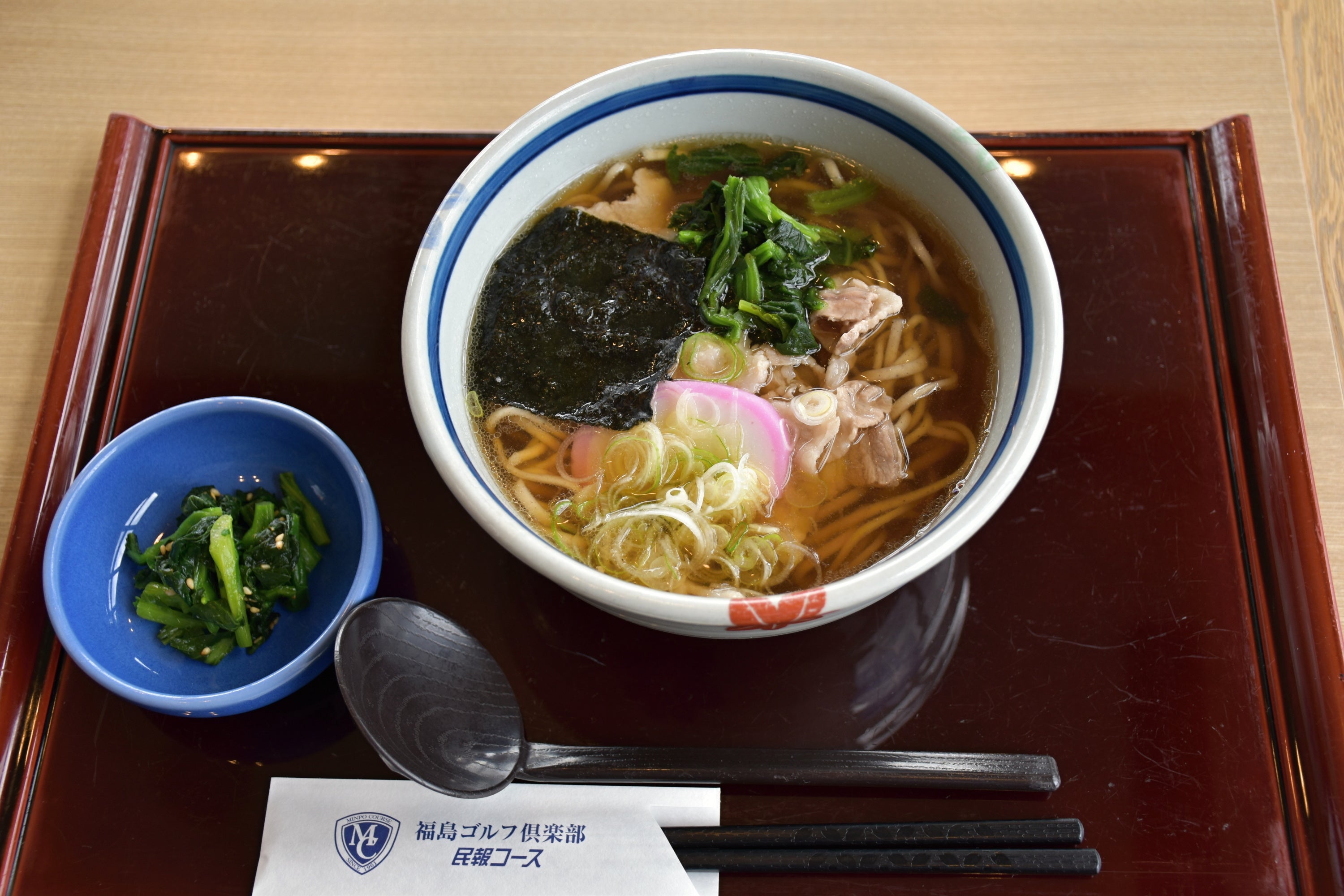 おすすめランチ　肉そば