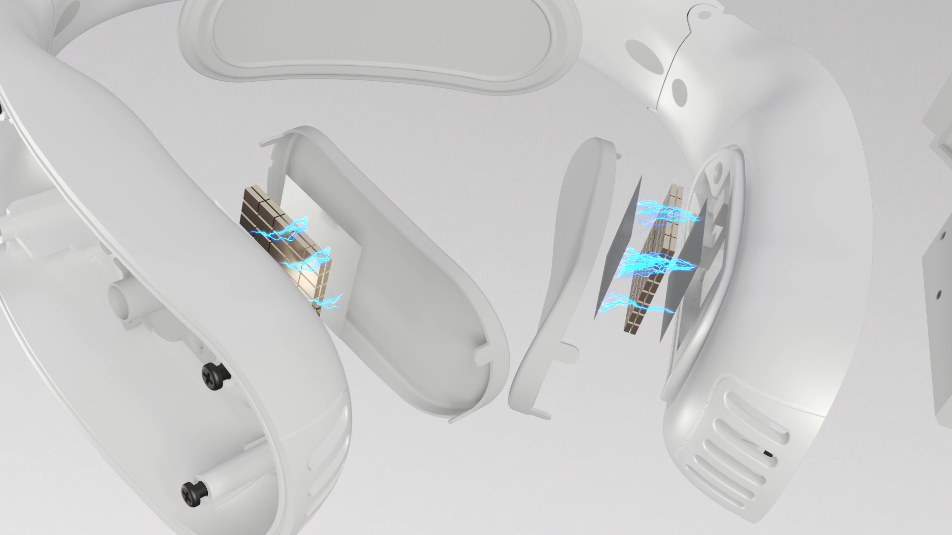 QOOLA 温暖&冷却プレートのネッククーラー&ヒーター収納ケース付き つけるだけで1年中快適！温暖&冷却プレートのネッククーラー