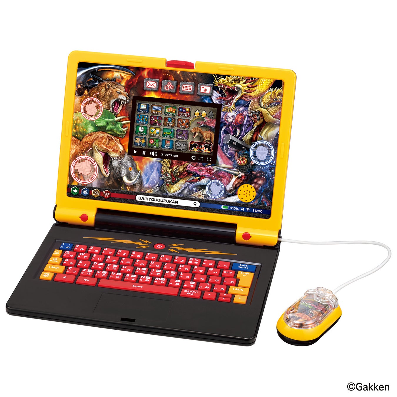 「最強王図鑑」シリーズ児童書がキッズパソコントイに!STEM教育に最適な学習メニューが満載!トーナメントバトルも楽しめる! 「最強王図鑑」シリーズ児童書がキッズパソコントイに!STEM教育に最適な学習メニューが満載!トーナメントバトルも楽しめる!