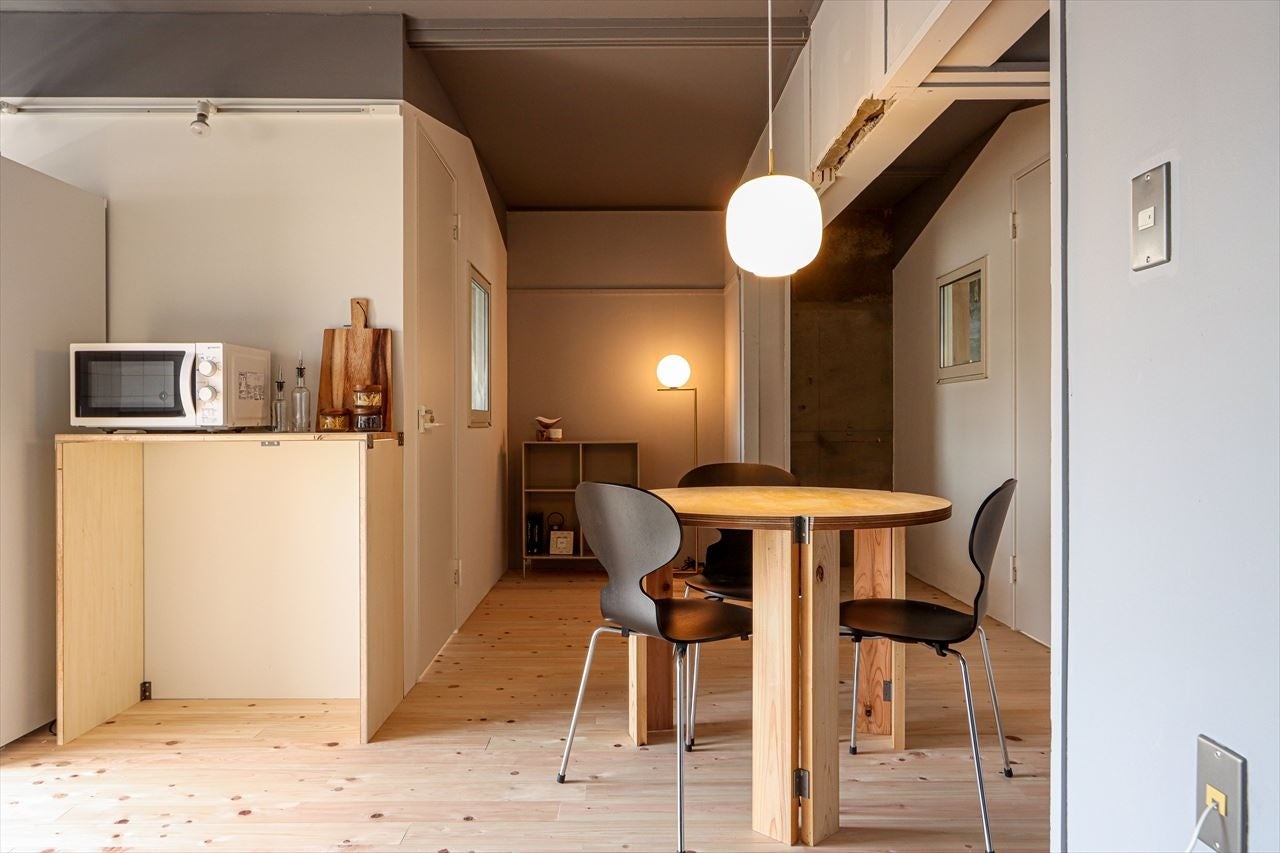 テーマは「住みながら、設計を学べる住空間」