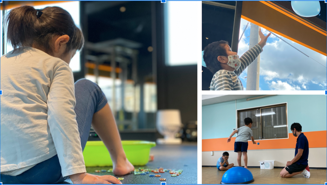 障がいのレベルがそれぞれ違うので、好きな遊びや興味を持つものなどを上手く取り入れ、個々にあったペースで進めていきます。