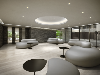 ステーションサイド（Dブロック）ラウンジ完成予想CG