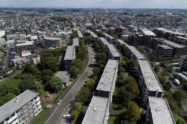 旧桜台団地（2021年9月撮影）