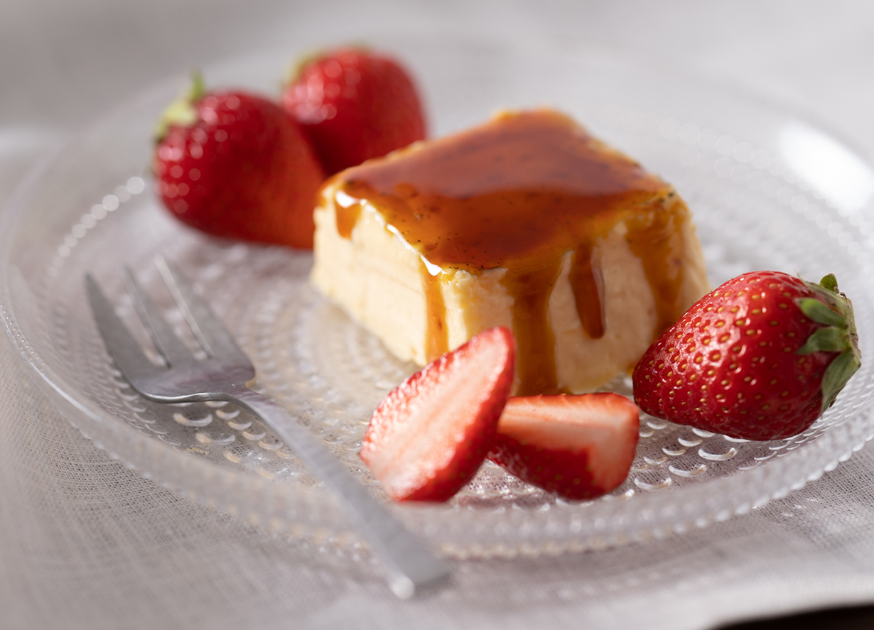 フルーツを添えてお召し上がりいただくのもオススメです。