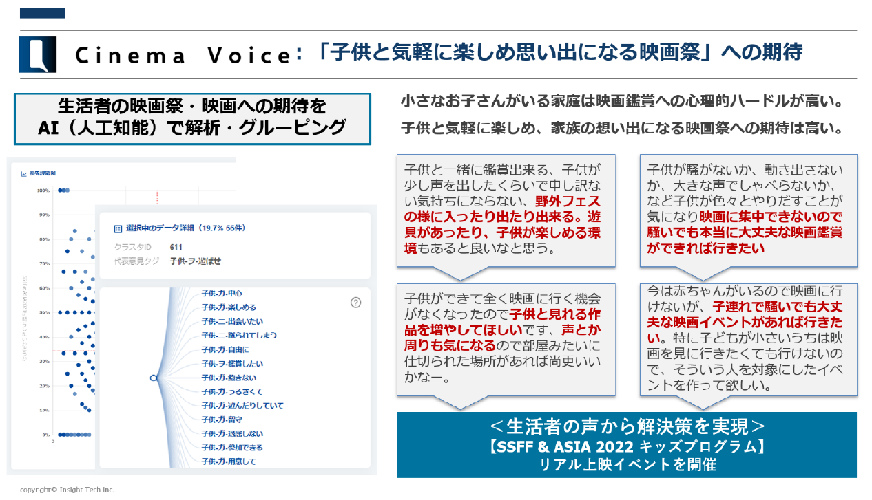 子供と気軽に楽しめ思い出になる映画祭