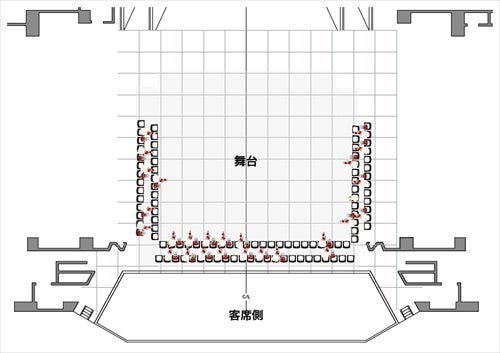 「前夜祭」座席図