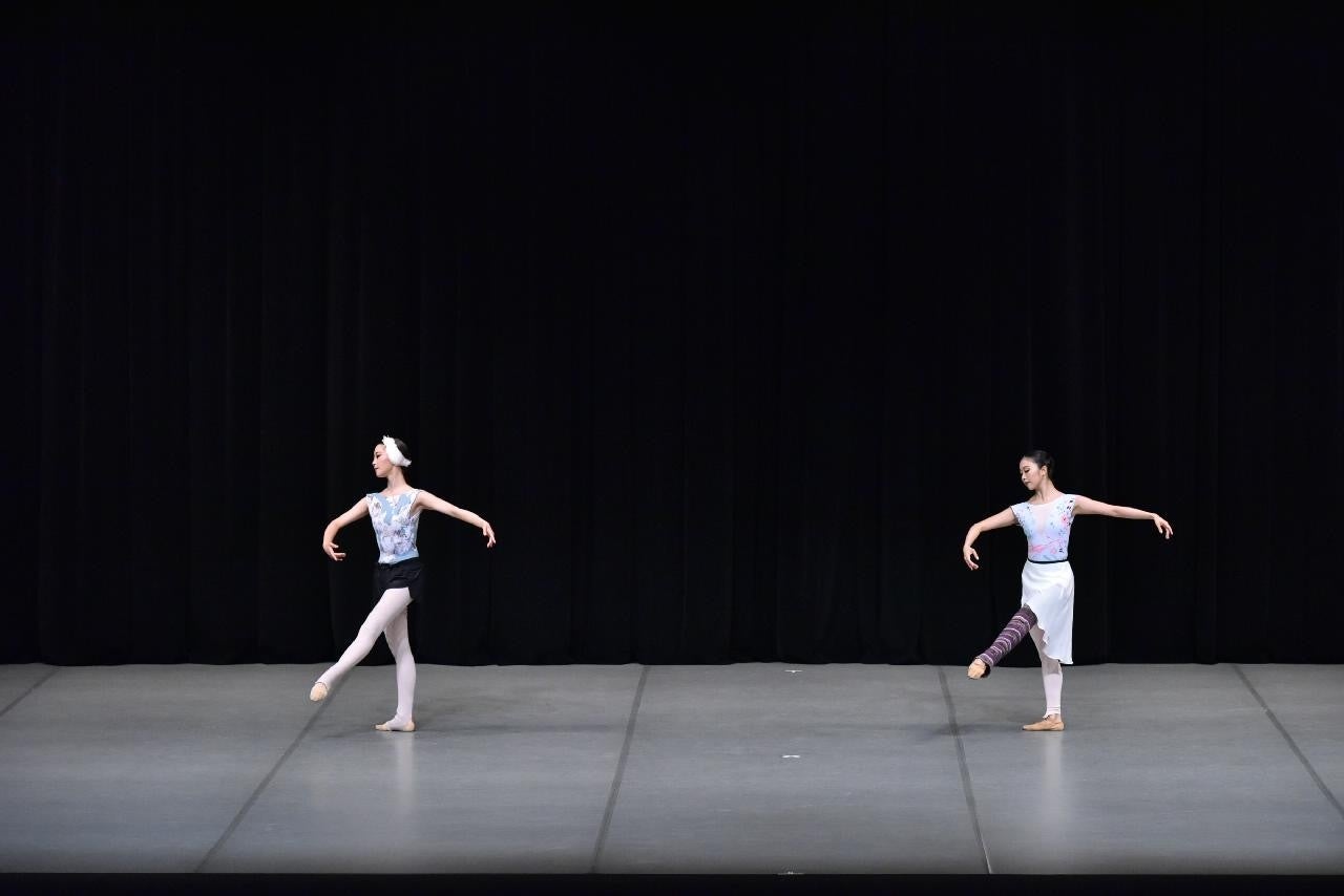 クラスレッスン風景（2022年京都バレエプティ・コンセールより）