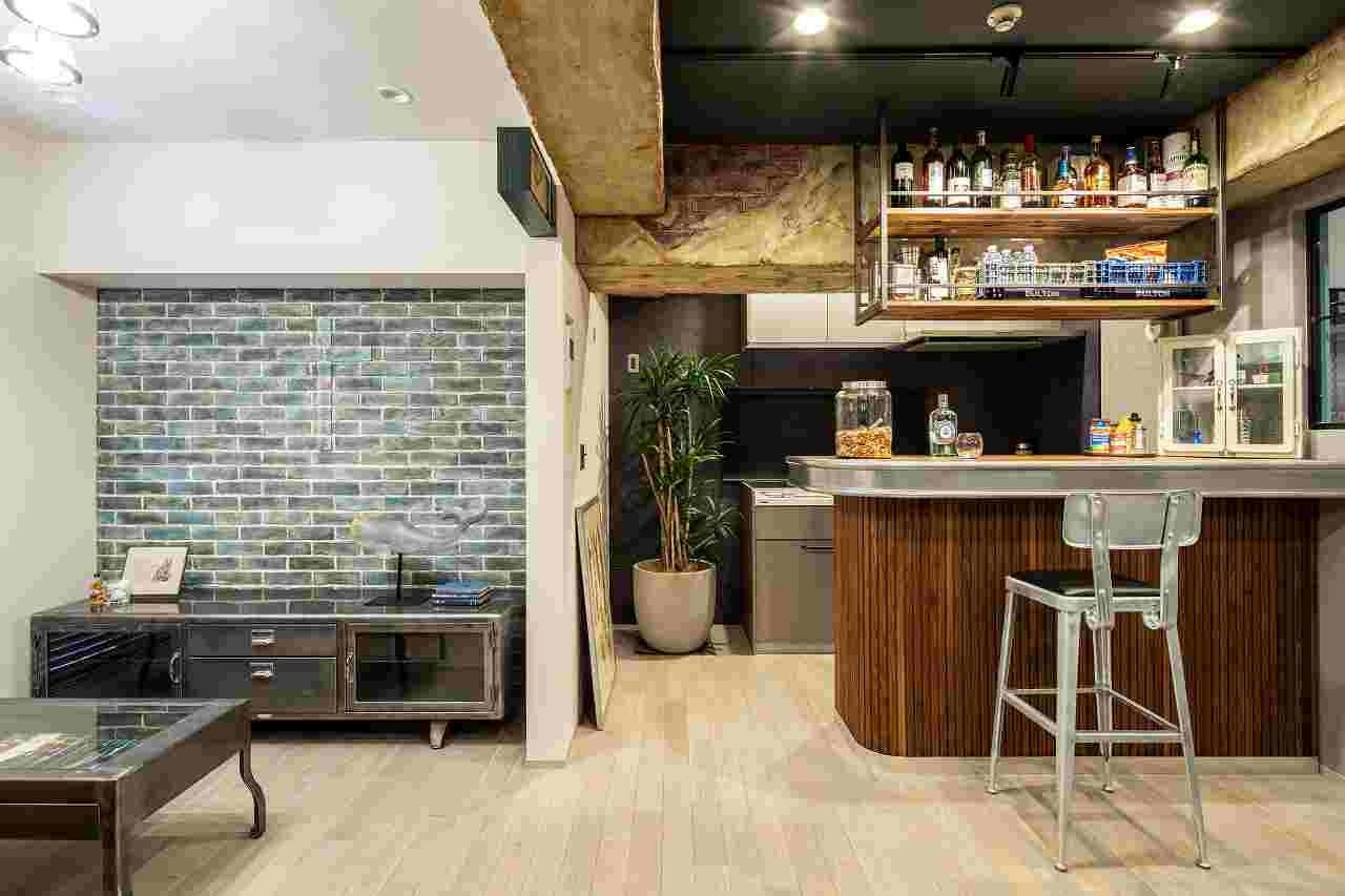 ▲リビングとキッチン