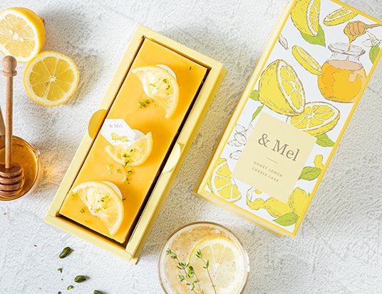 HONEY LEMON CHEESE CAKE　パッケージ