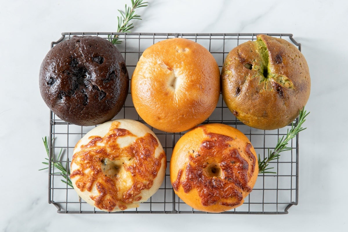 食物繊維たっぷり米粉ベーグル