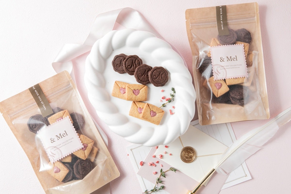 バレンタインクッキー塩バニラ＆ココア