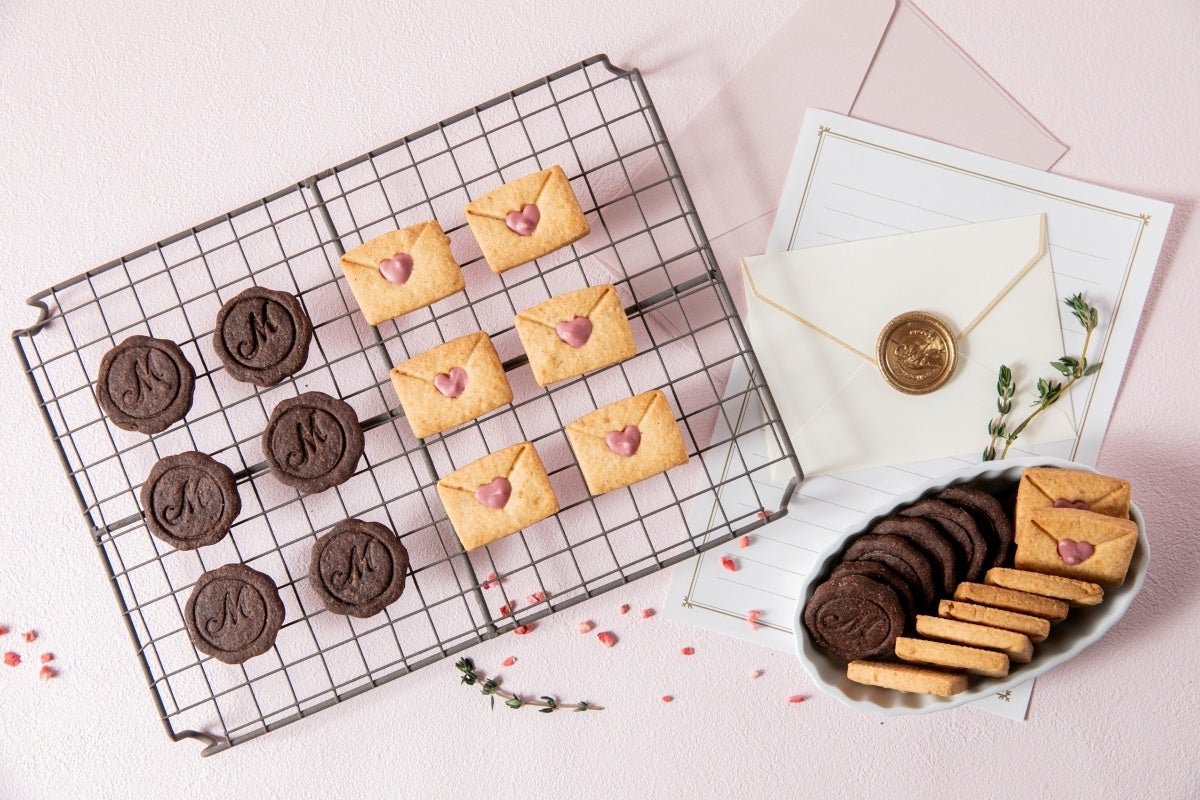 バレンタインクッキー塩バニラ&ココア