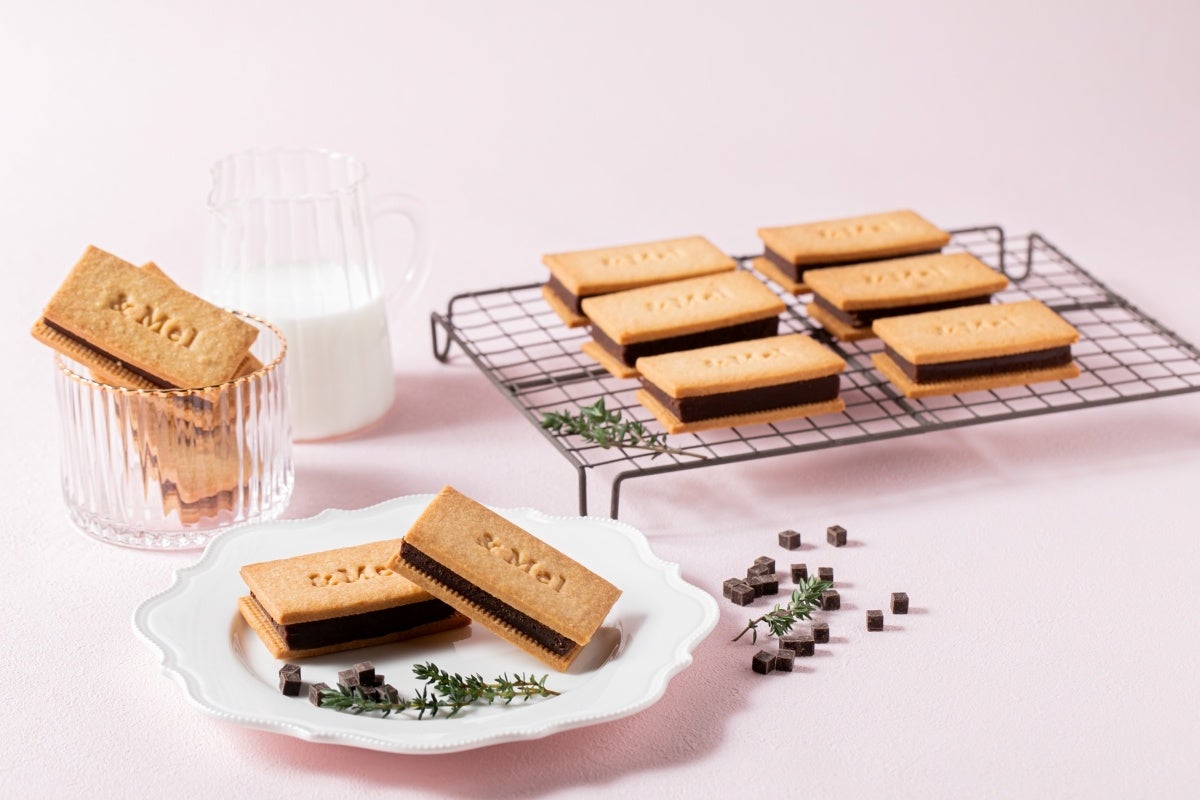 食物繊維たっぷり 生チョコクッキーサンド（ミルクチョコ）