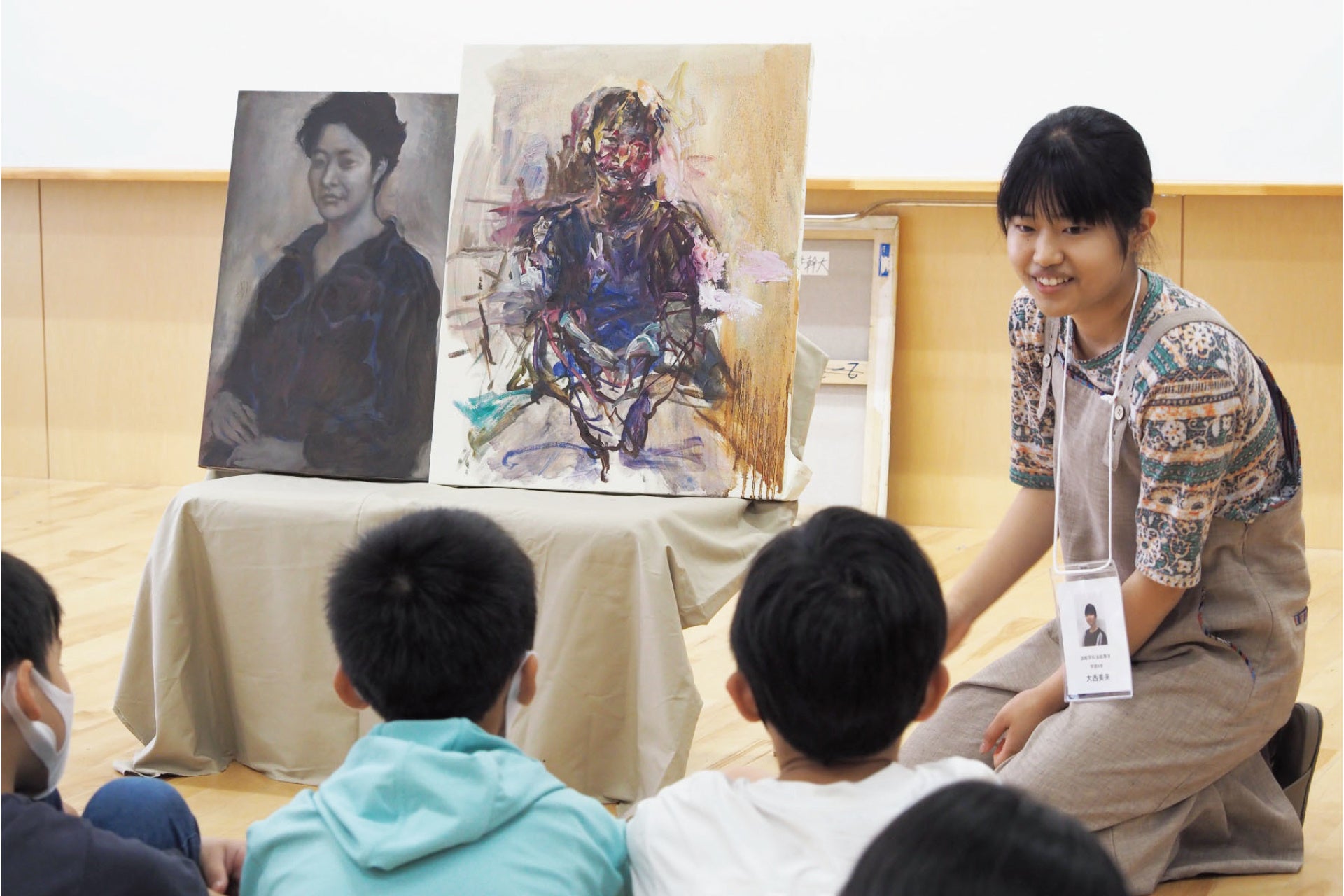 小学校での鑑賞授業（東京都立川市立若葉台小学校）