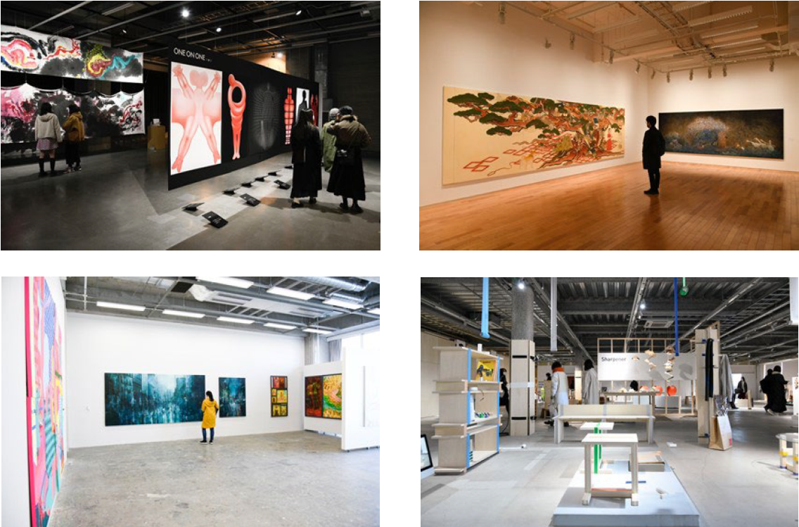 令和三年度 武蔵野美術大学 卒業・修了制作展の様子