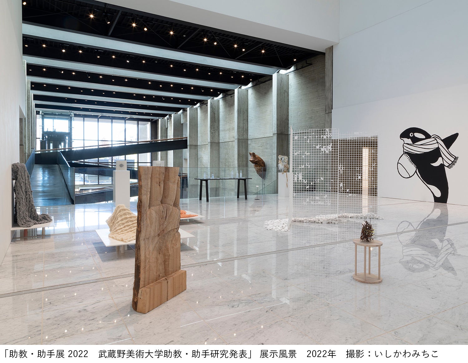 図版8. 「助教・助手展2022　武蔵野美術大学助教・助手研究発表」展示風景　2022年　撮影：いしかわみちこ