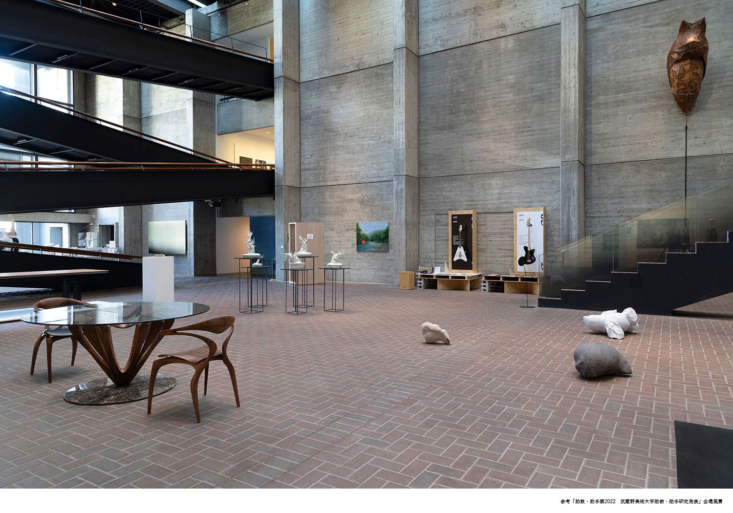 参考「助教・助手展2022 武蔵野美術大学助教・助手研究発表」会場風景 撮影:いしかわみちこ