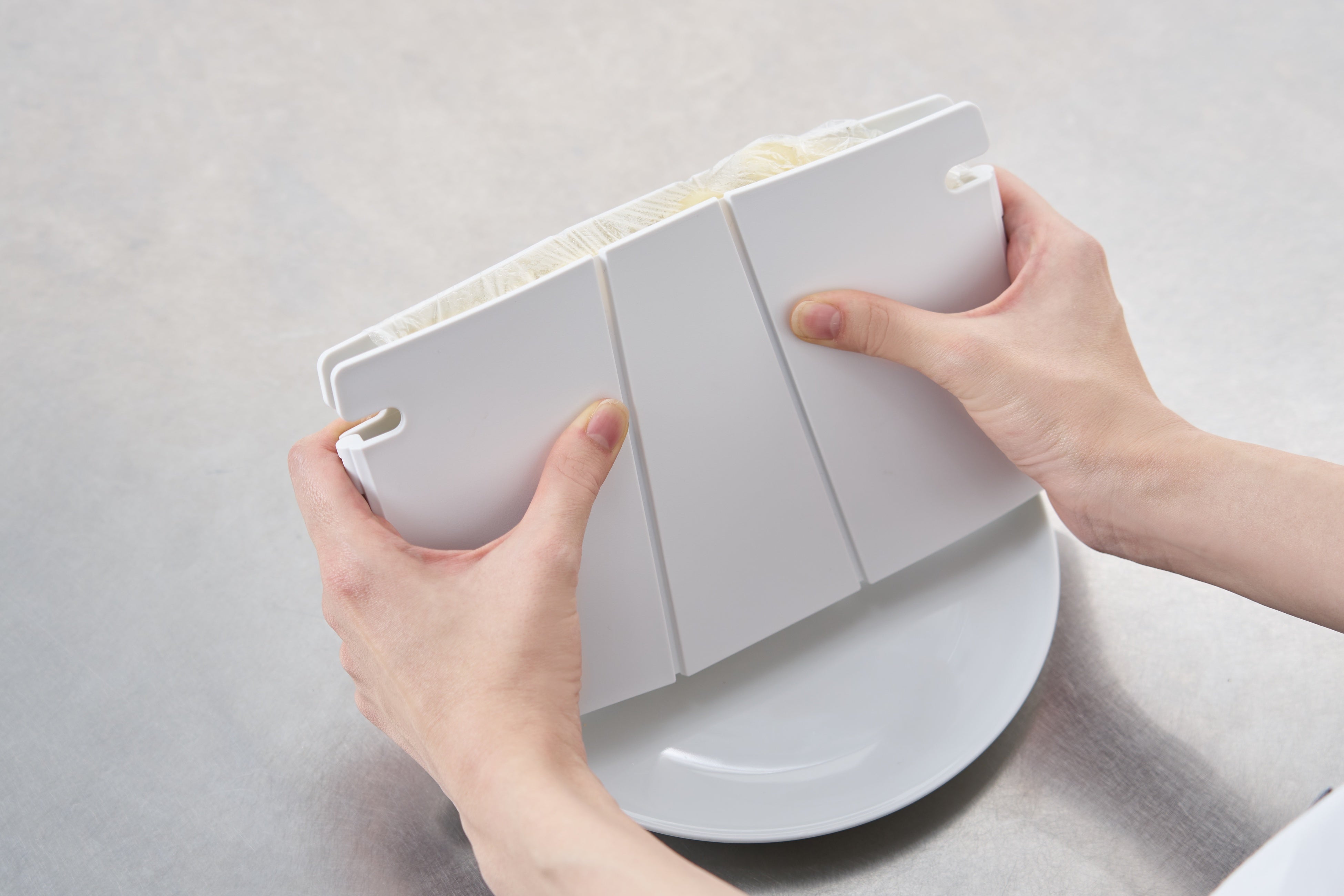 食材を安全につぶせます